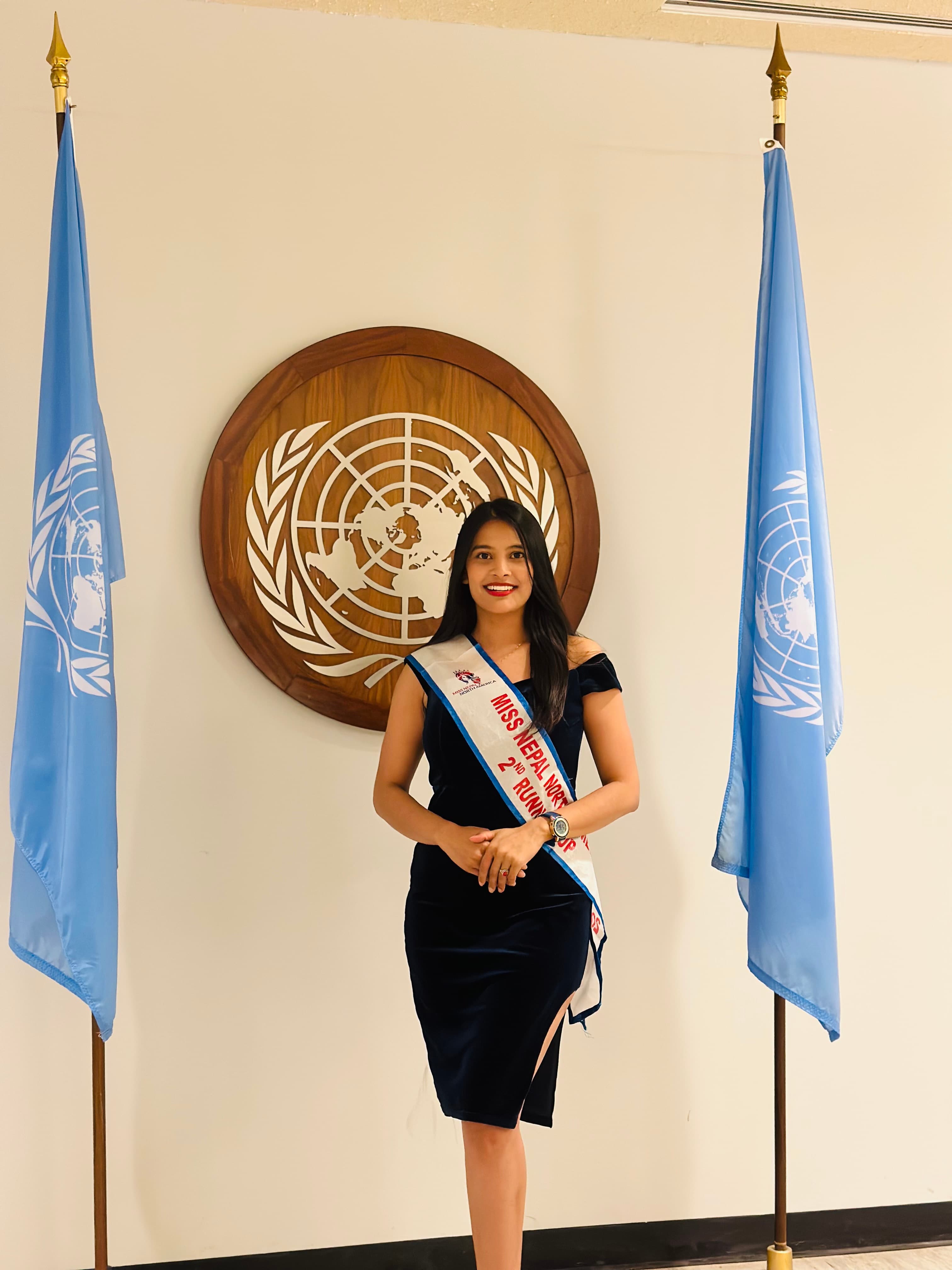 Divya at pageant event